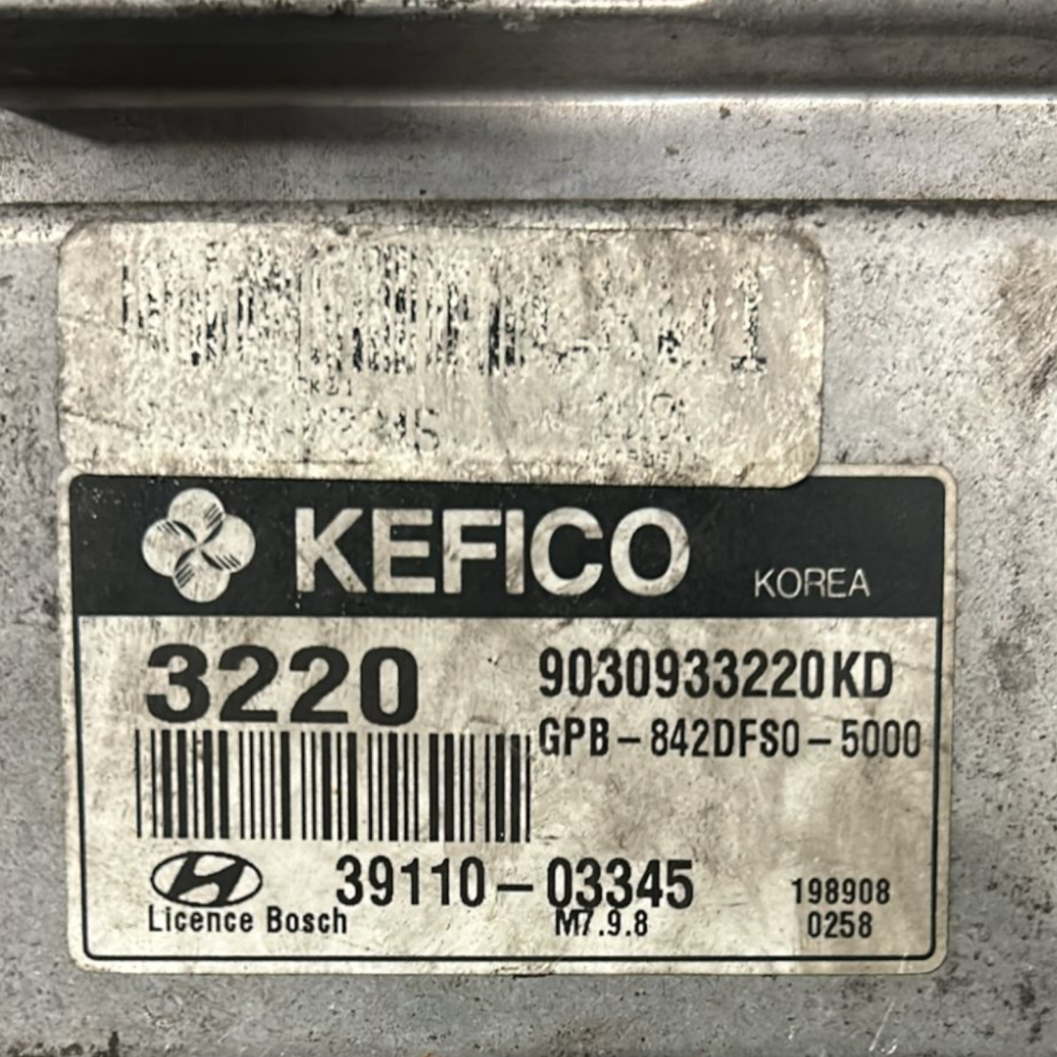 ECU Controllin Motor Hyundai I20 1.2 Petrol Cod: 9030933220KD (2014> 2020)