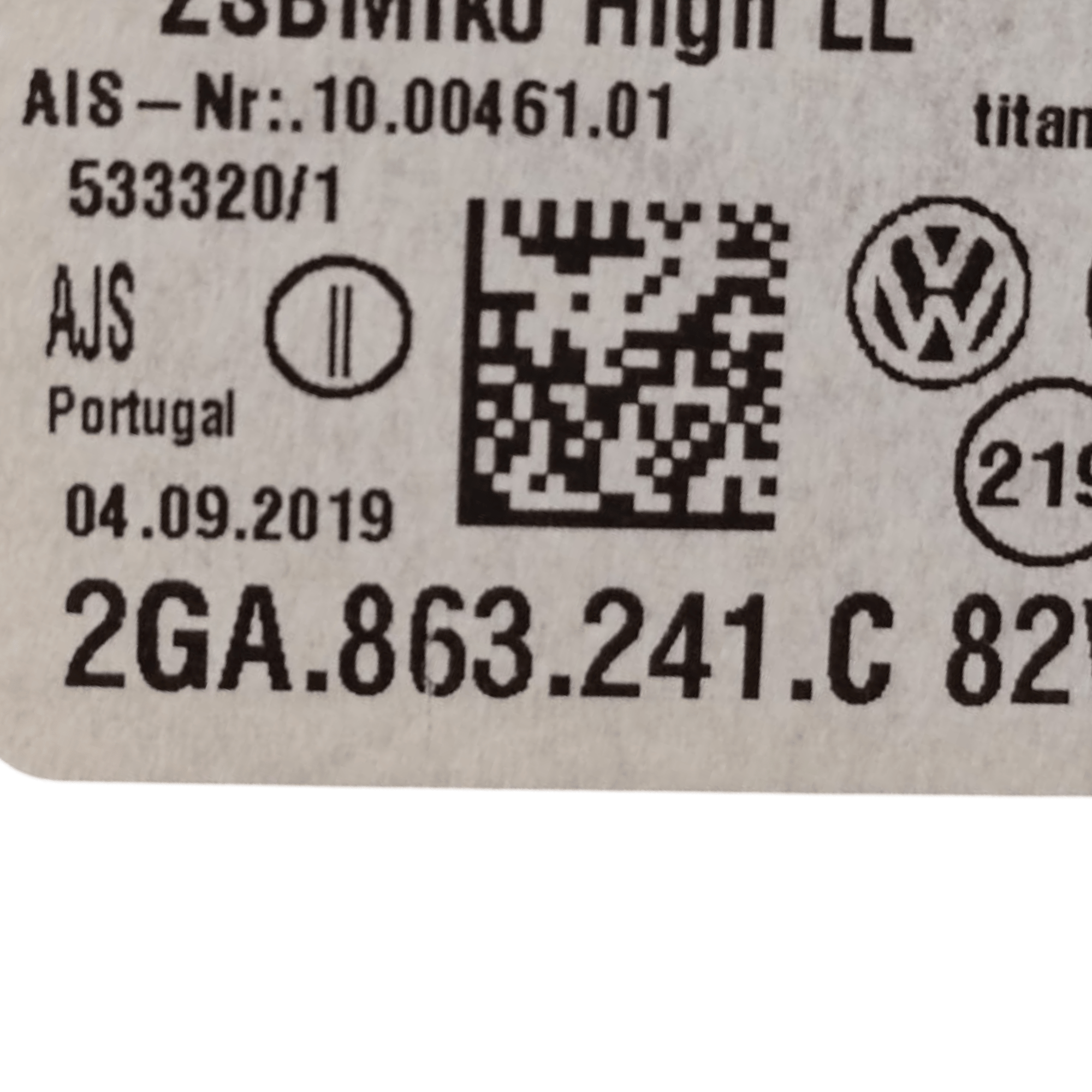 Bracciolo + Tunnel Centrale Volkswagen T - Roc COD: 2GA863241C (2017 - ) - F&P CRASH SRLS - Ricambi Usati