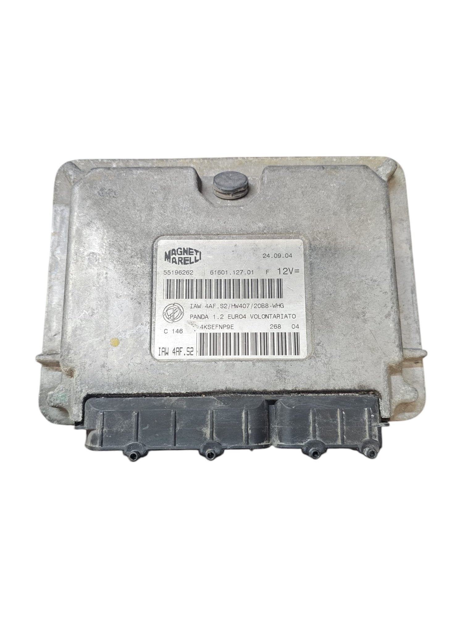 Centralina ECU Motore Fiat Panda 169 1.2 Benzina (2003 - 2012) Cod:55196262 - F&P CRASH SRLS - Ricambi Usati