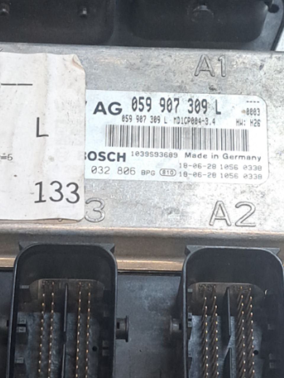 Centralina motore ecu Audi A7 C8 3.0 hybrid ( 2019 >) COD:059907309L - F&P CRASH SRLS - Ricambi Usati