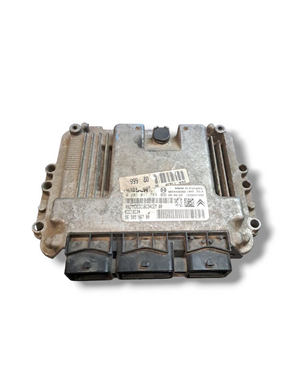 Centralina motore ecu Peugeot 206 1.4 hdi (2002-2006) COD:9658556780 - F&P CRASH SRLS - Ricambi Usati