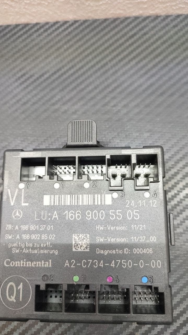 Centralina Porta Anteriore Sinistra Mercedes Class M W166 L Cod: 1669005505 - F&P CRASH SRLS - Ricambi Usati