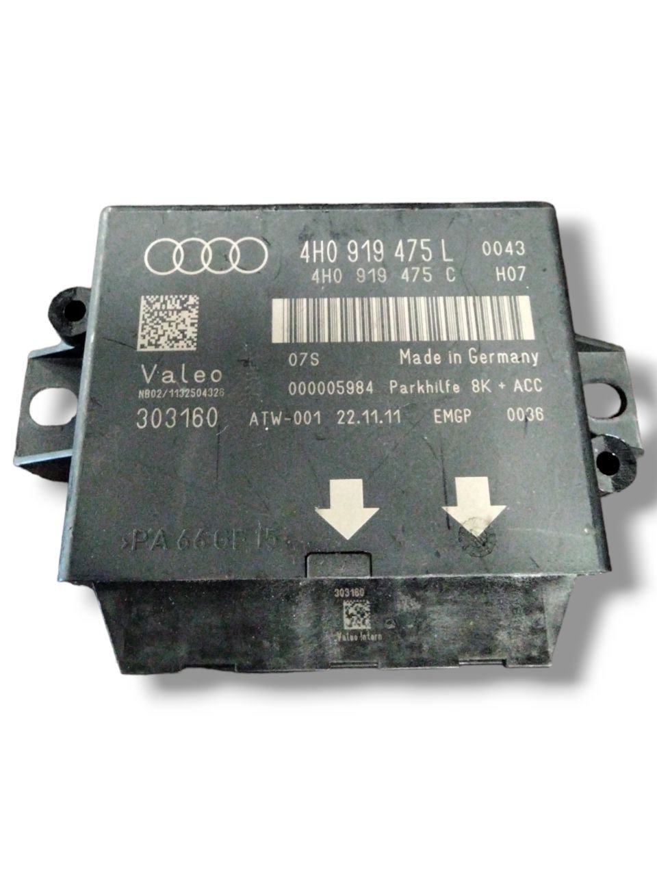 Centralina sensori di parcheggio Audi A8 4H(2010 - 2017) cod.4H0919475L - F&amp;P CRASH SRLS - Ricambi Usati