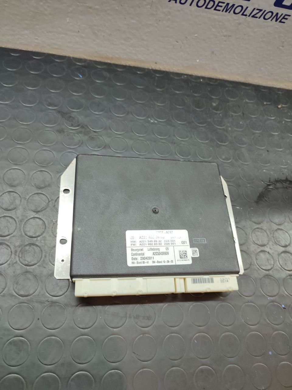 Centralina sospensioni pneumatiche Mercedes class S ( w221 ) cod A2219009603 - F&amp;P CRASH SRLS - Ricambi Usati