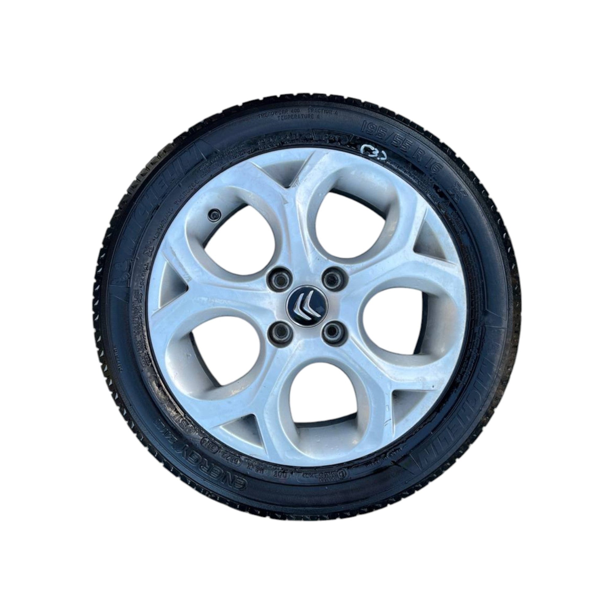 Cerchio in lega grigio raggio 16 Citroen C3 (2009 - 2016) cod.9687753077 - F&P CRASH SRLS - Ricambi Usati