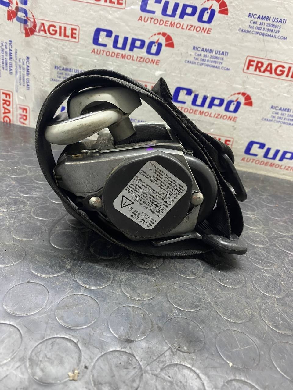 Cintura di sicurezza anteriore destra Volkswagen Fox (2006) cod: 546075600B - F&amp;P CRASH SRLS - Ricambi Usati
