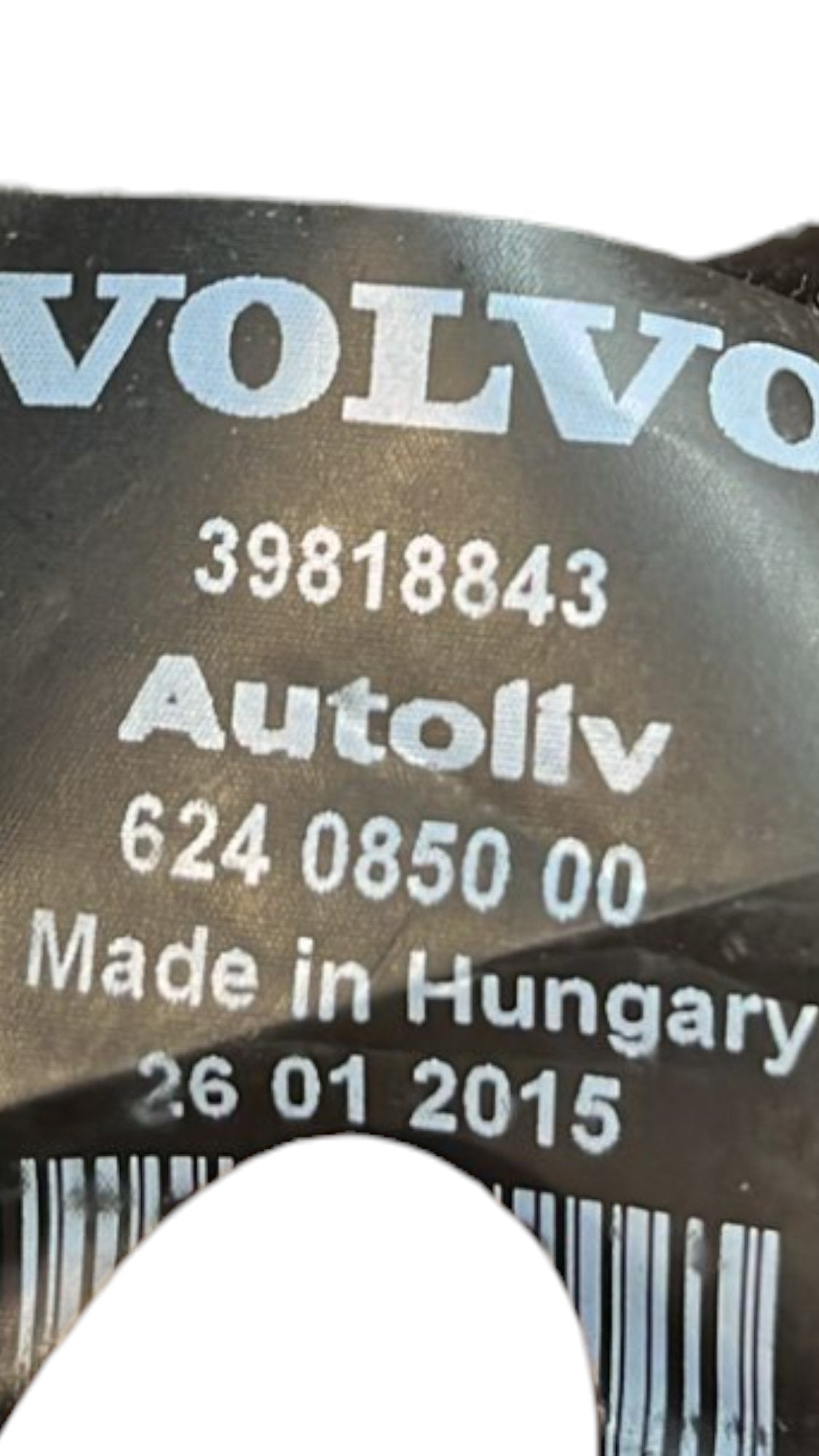 Cintura di sicurezza anteriore destro Volvo V60 (2010 - 2018) cod.39818843 - F&P CRASH SRLS - Ricambi Usati