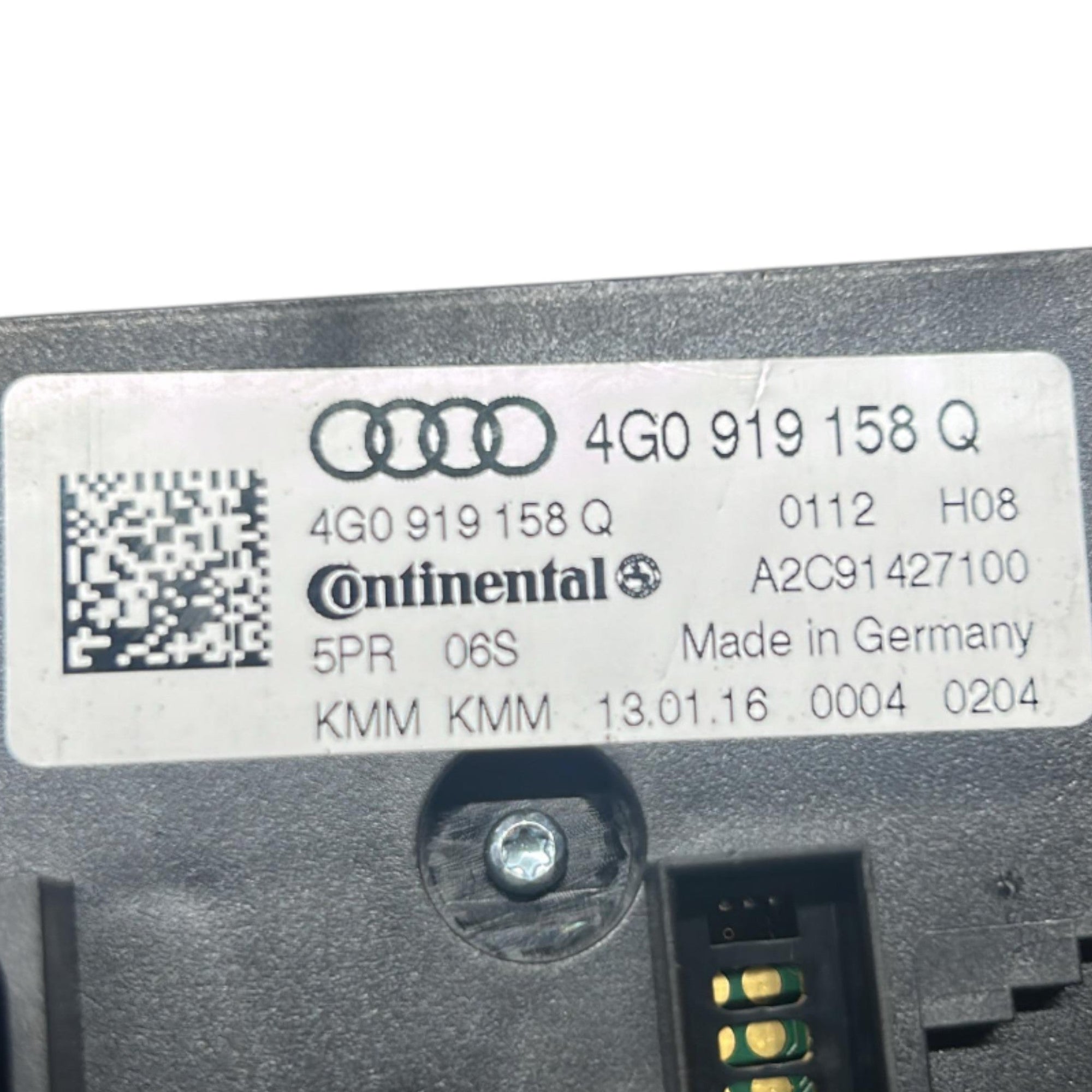 Comandi Clima posteriore Audi A6 (C7) (4G) cod.4G0919158Q (2011 > 2018) - F&P CRASH SRLS - Ricambi Usati