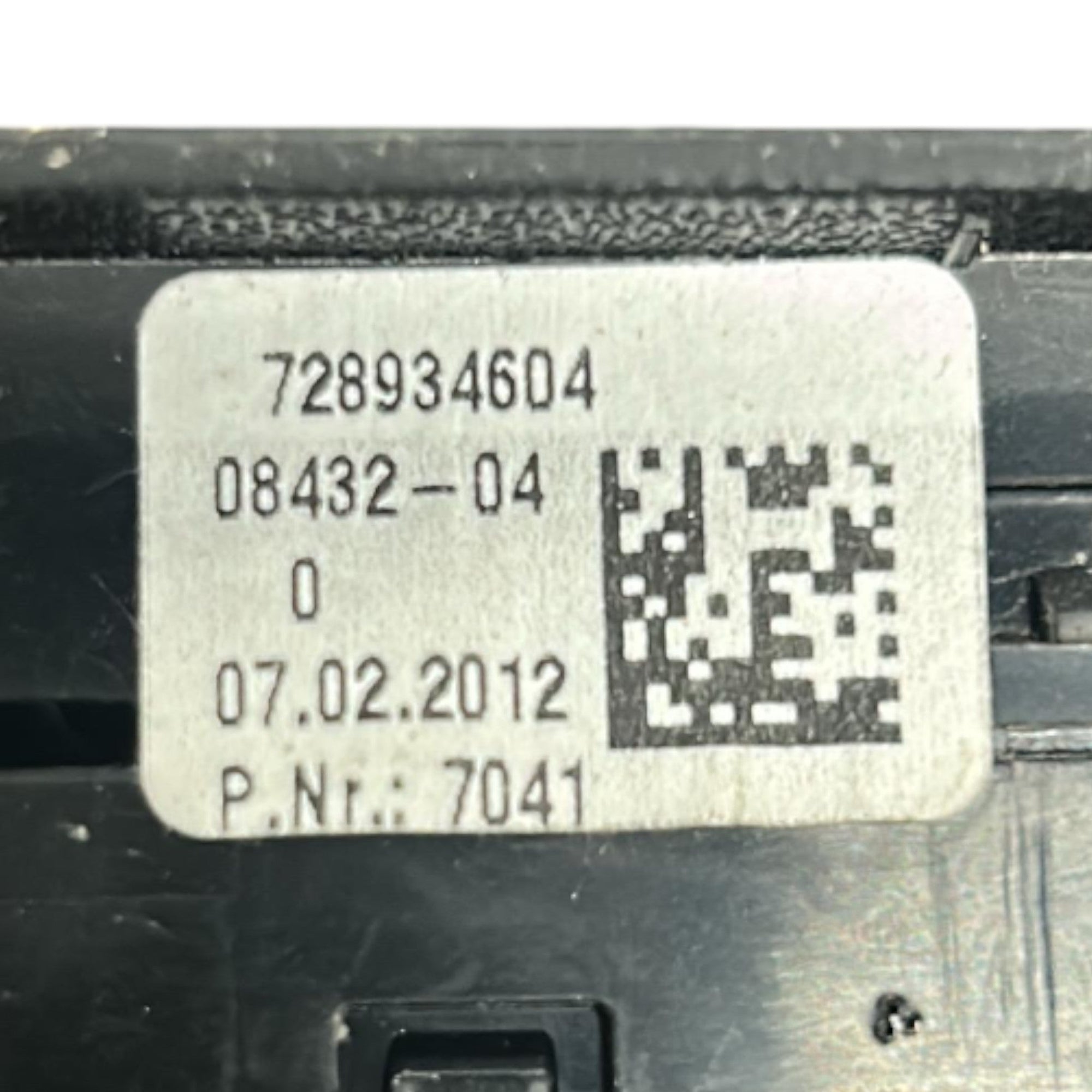 Comando Alzavetri Anteriore Sinistro BMW Serie 1 (F20) cod.728934604 (2011 > 2019) - F&P CRASH SRLS - Ricambi Usati