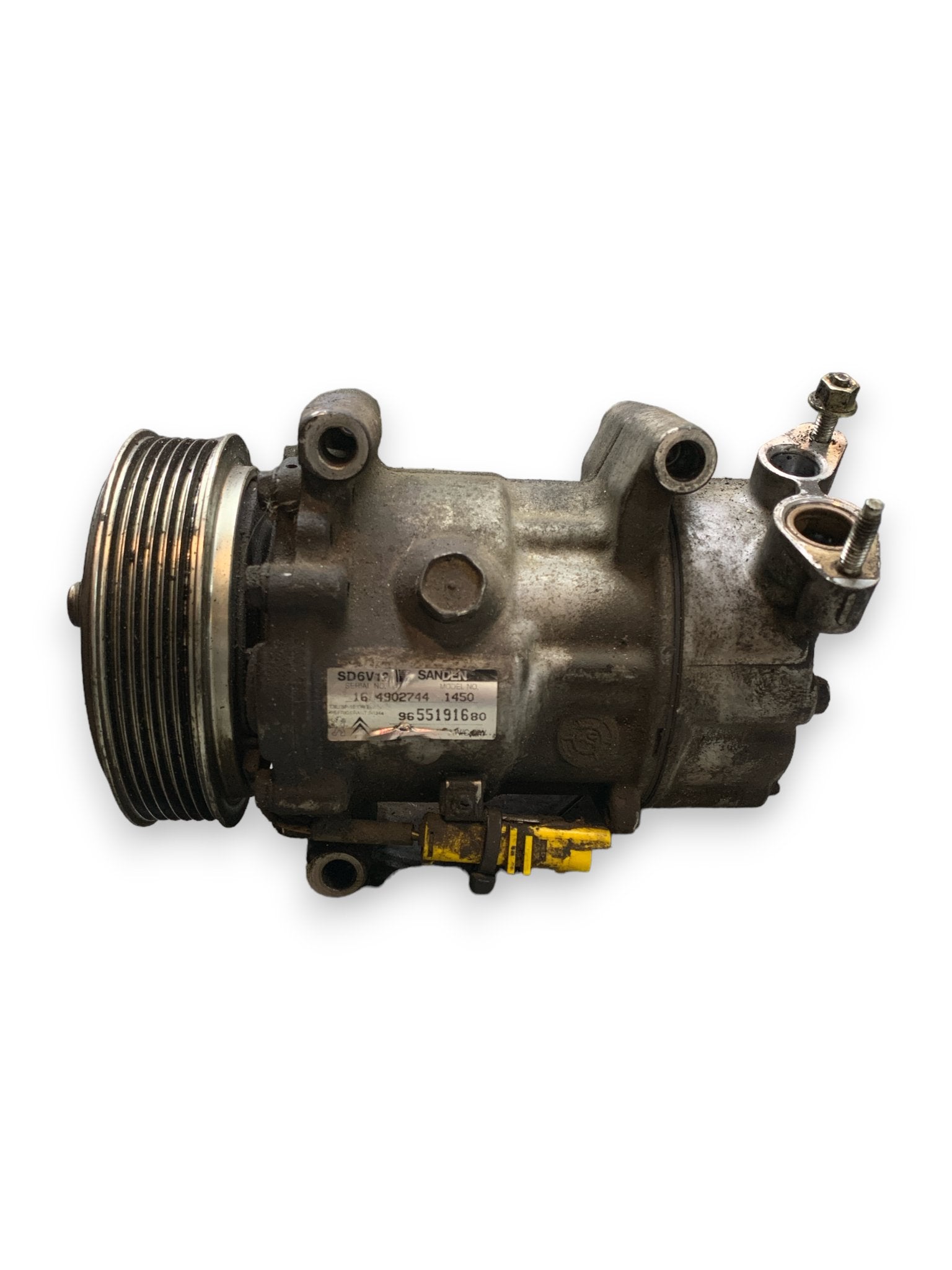 Compressore aria condizionata clima Citroen C3 1.2 benz (2009) cod.9655191680 - F&P CRASH SRLS - Ricambi Usati