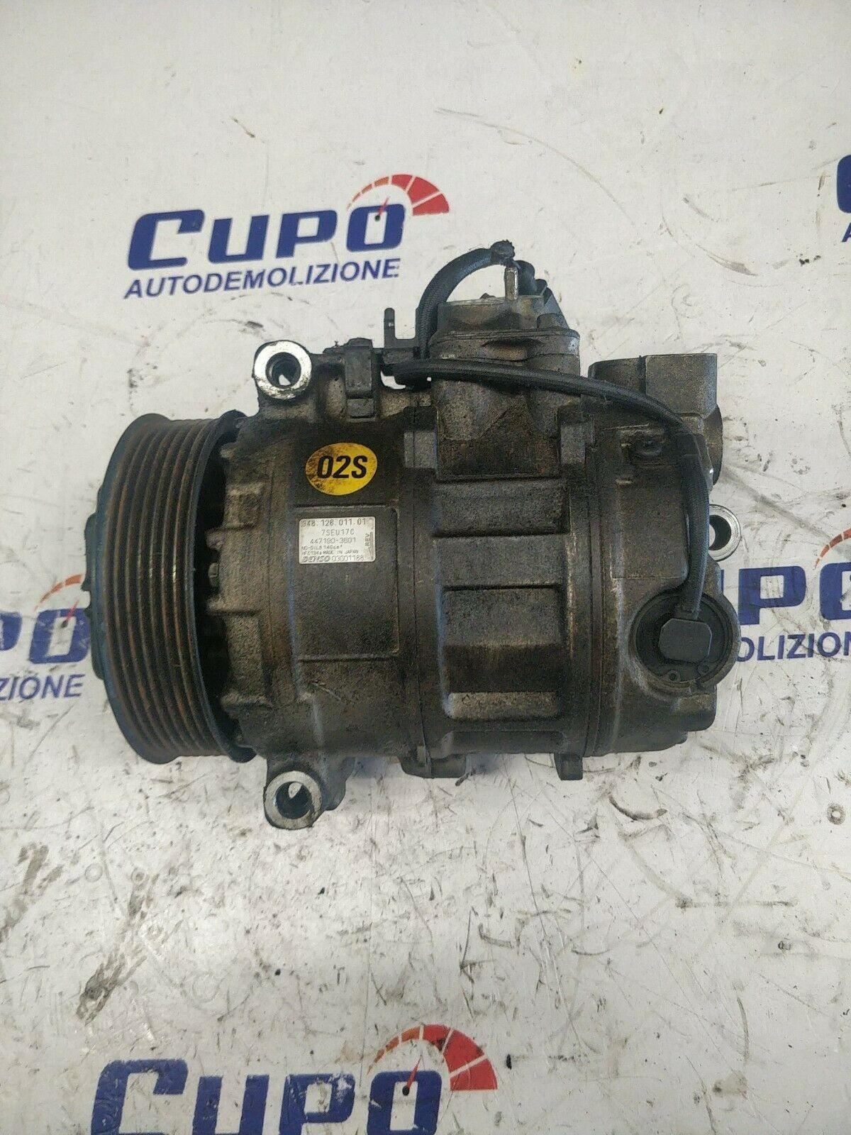 Compressore Clima a/c Porsche Cayenne 4.5 s benzina 94812601101 - F&amp;P CRASH SRLS - Ricambi Usati