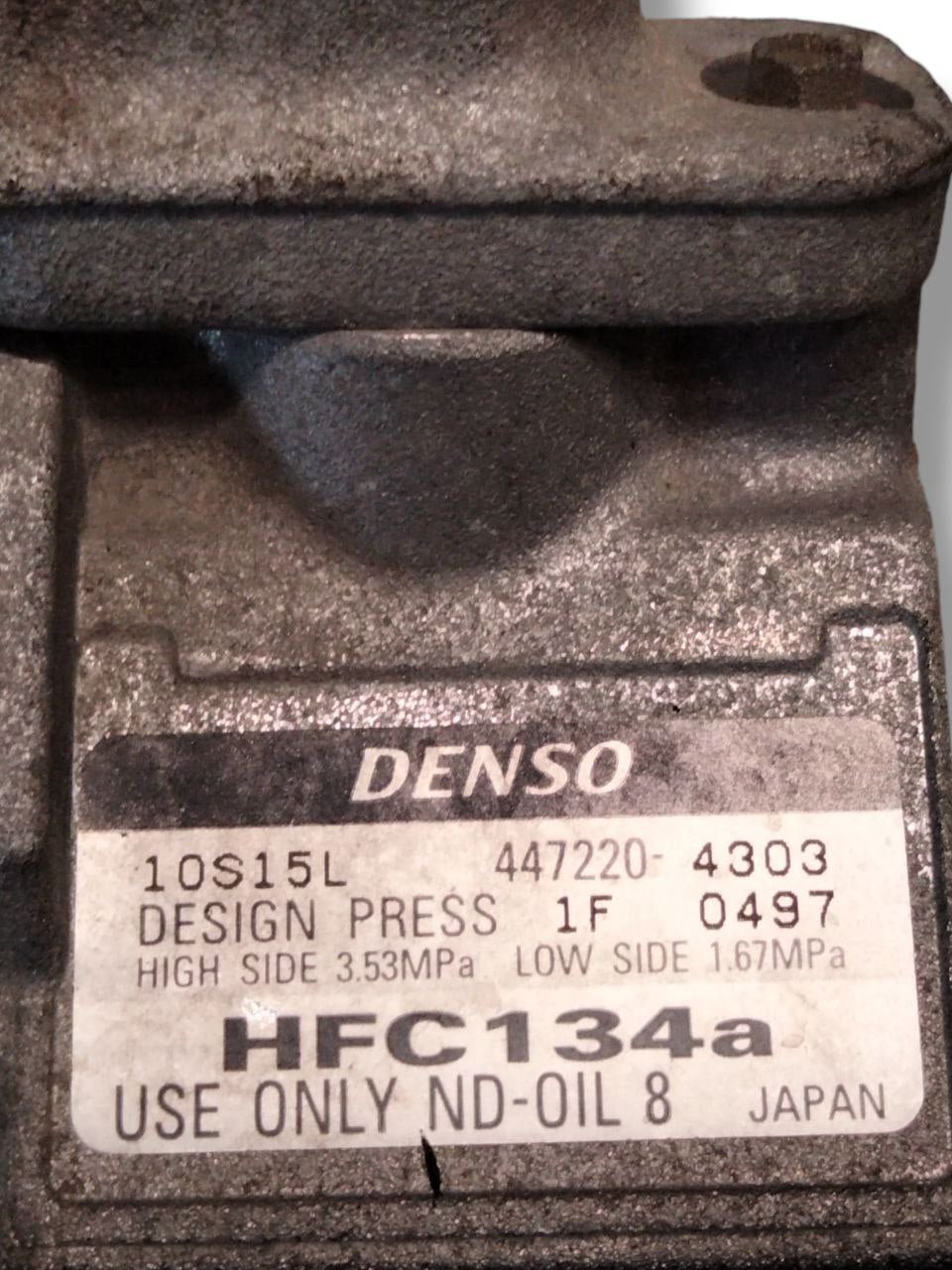 Compressore Clima Toyota Rav 4 2.0 Diesel (2006 - 2013) cod.447220 - 4303 - F&P CRASH SRLS - Ricambi Usati
