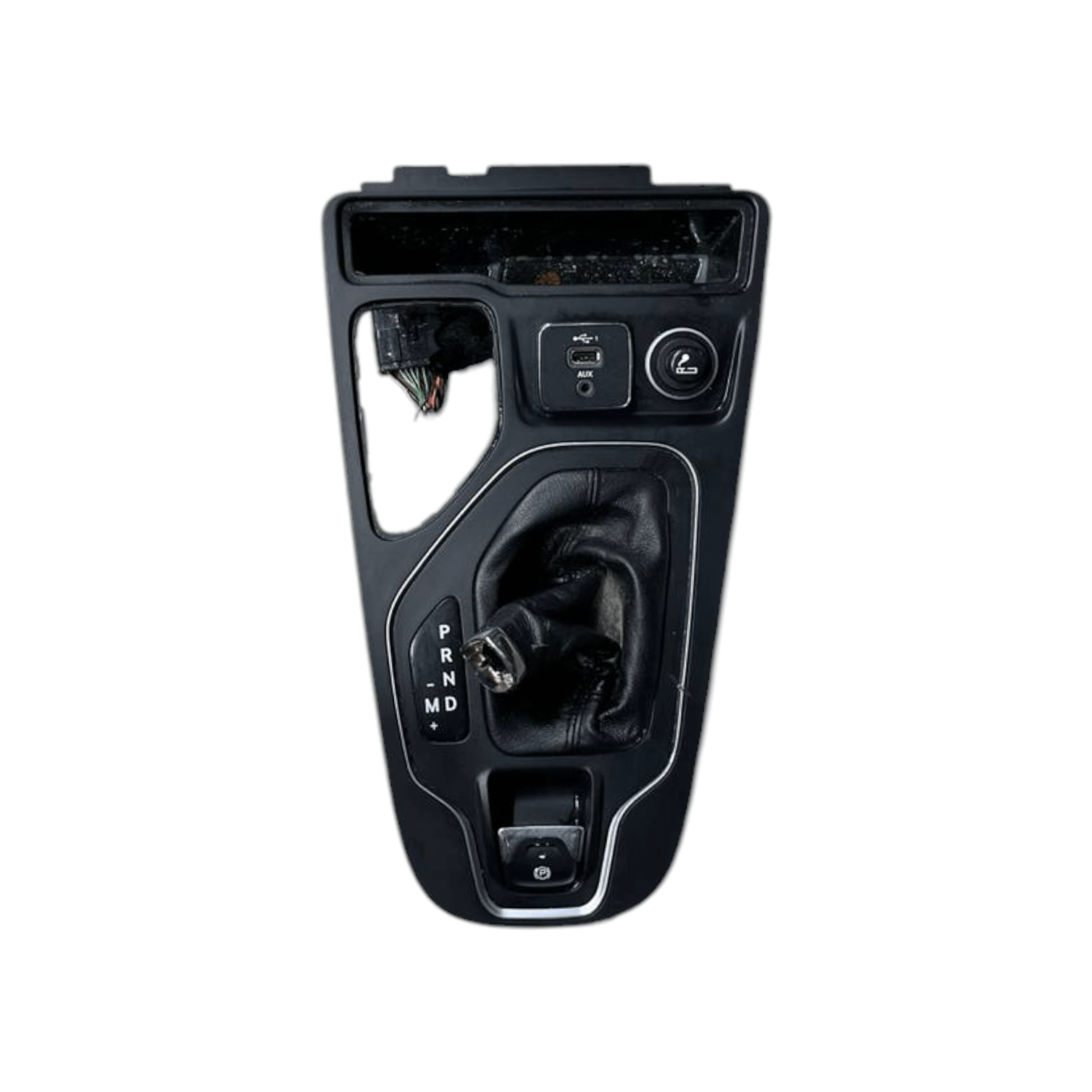 Console centrale + pulsante freno a mano Jeep Cherokee KL (2013 - 2023) + accendisigari e prese usb - F&P CRASH SRLS - Ricambi Usati