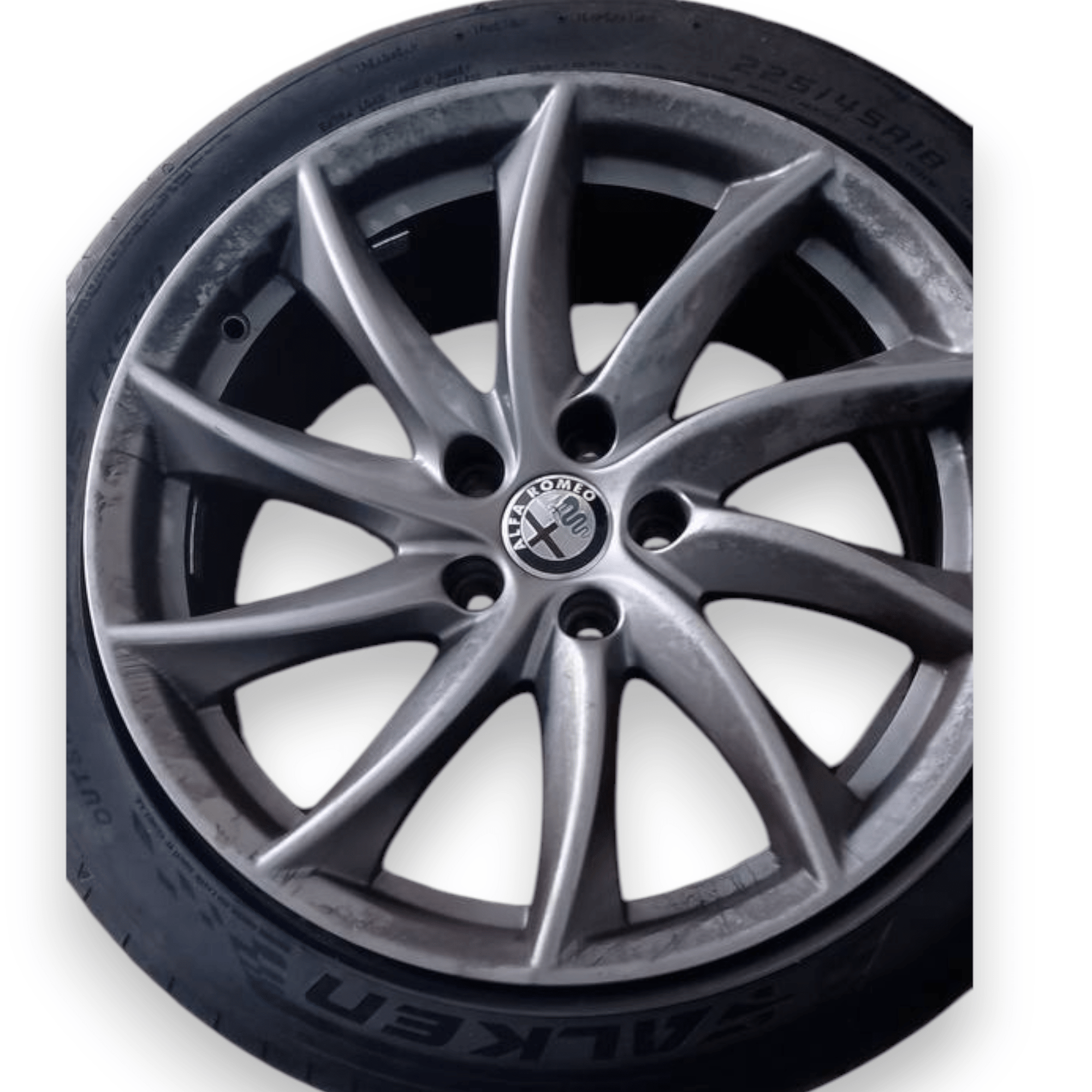 Coppia Cerchi in Lega Alfa Romeo Giulia (2016 - ) (225 / 45 / R18) cod: 156107524 - F&P CRASH SRLS - Ricambi Usati