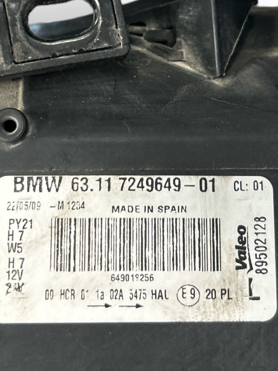 Fanale / Faro Alogeno Anteriore Sinistro BMW Serie 1 (E87) (2004 > 2012) cod.7249649 - F&P CRASH SRLS - Ricambi Usati