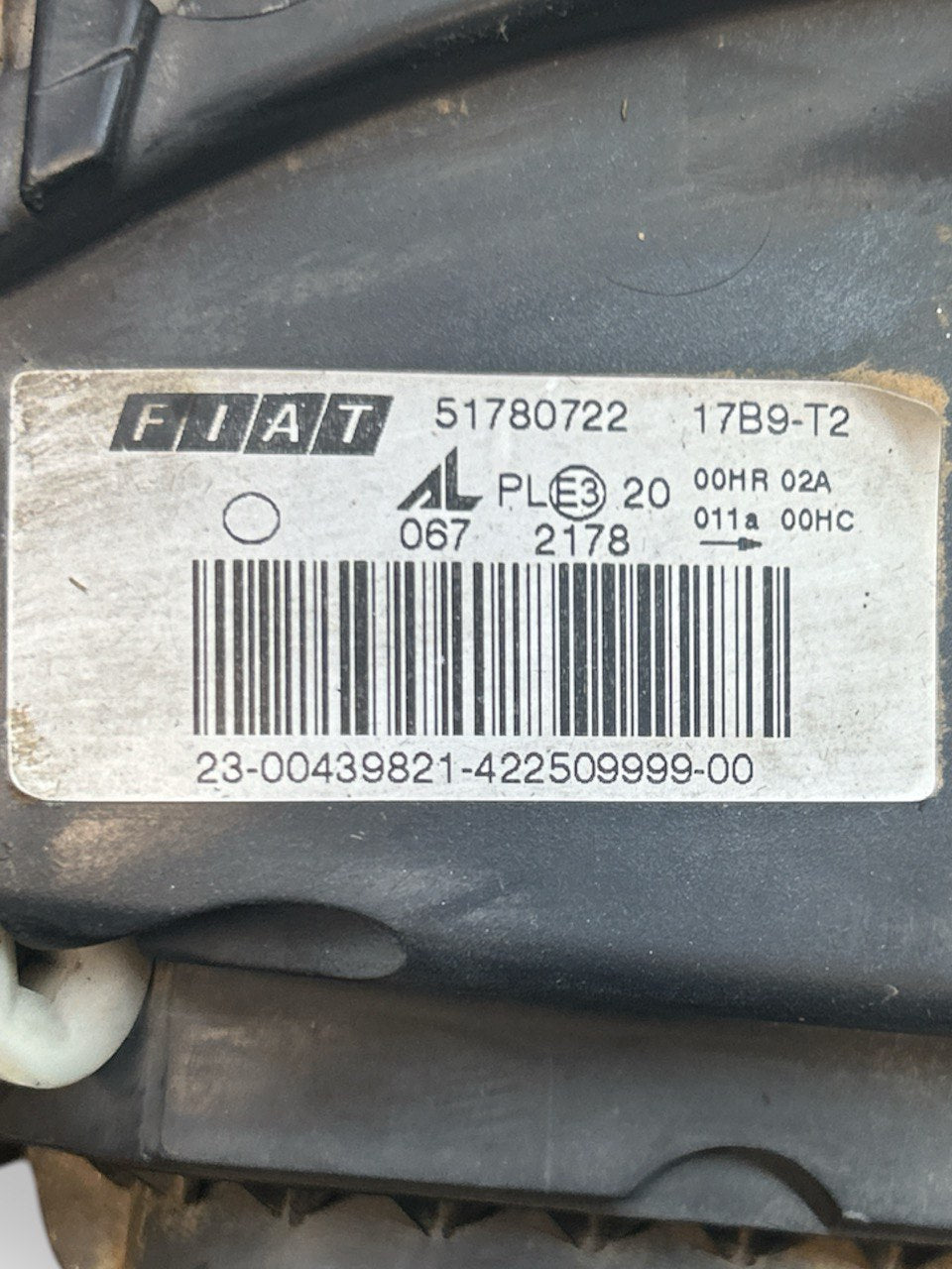 Faro / Fanale Anteriore Sinistro (SX) Fiat Multipla (2004 > ) cod . 51780722 - F&P CRASH SRLS - Ricambi Usati