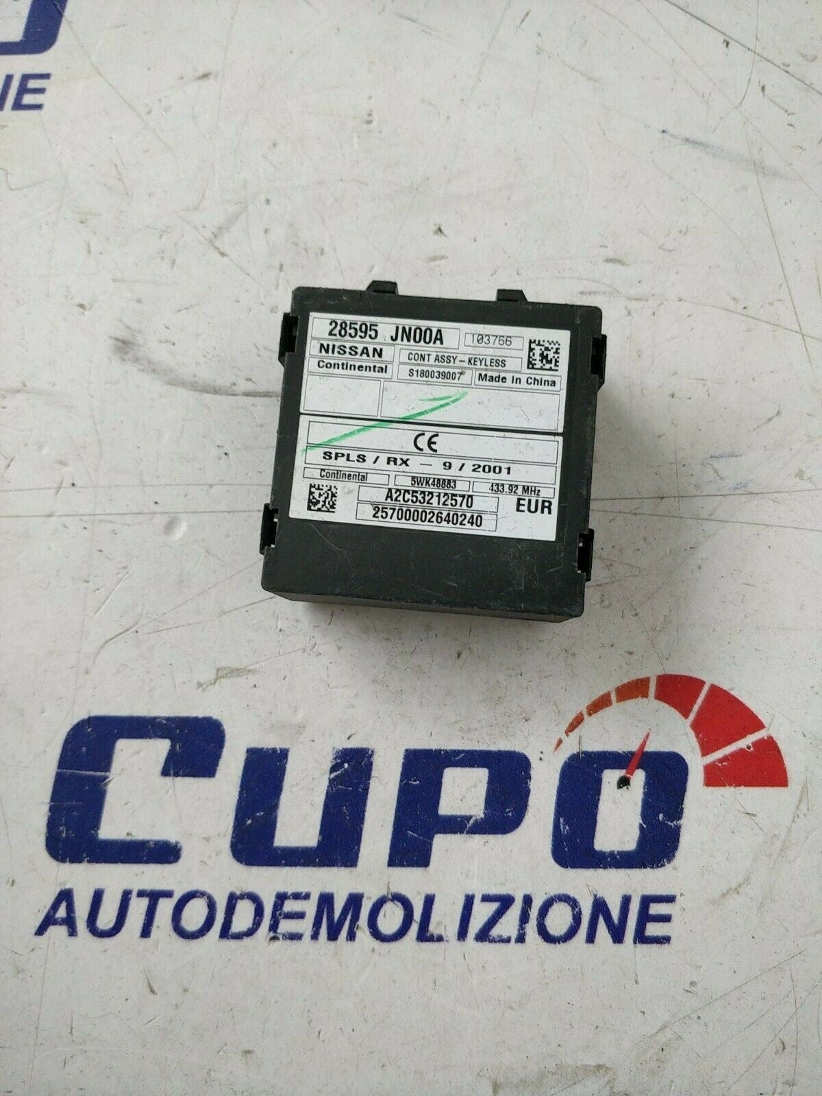 Modulo Controllo Keyless Entry Infiniti FX S180039007 A2C53212570 - F&amp;P CRASH SRLS - Ricambi Usati