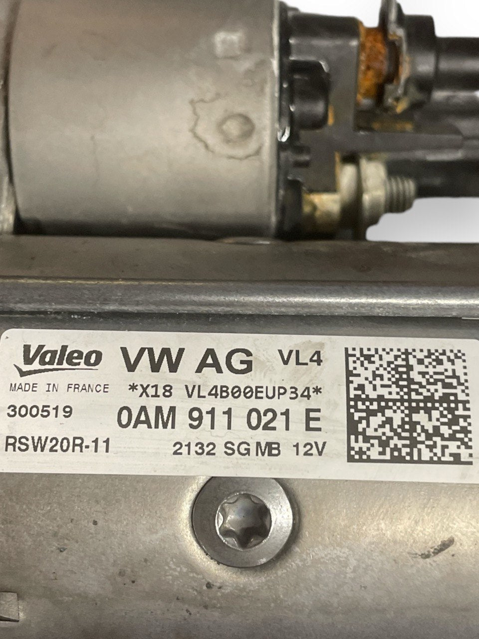 Motorino Avviamento Volkswagen t - cross 1.6 Diesel (2019>) cod:0AM911021E - F&P CRASH SRLS - Ricambi Usati