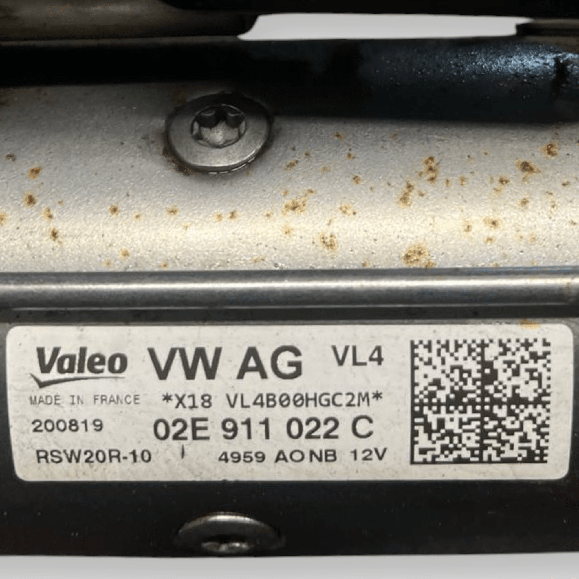 Motorino Avviamento Volkswagen T - Roc 2.0 Diesel (2017>) cod: 02E911022C - F&P CRASH SRLS - Ricambi Usati
