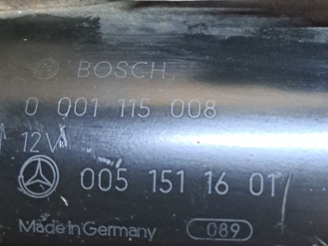 Motorino di avviamento Mercedes-Benz Classe A W168 1.7 diesel ( 1997-2001 ) COD:0051511601 - F&P CRASH SRLS - Ricambi Usati