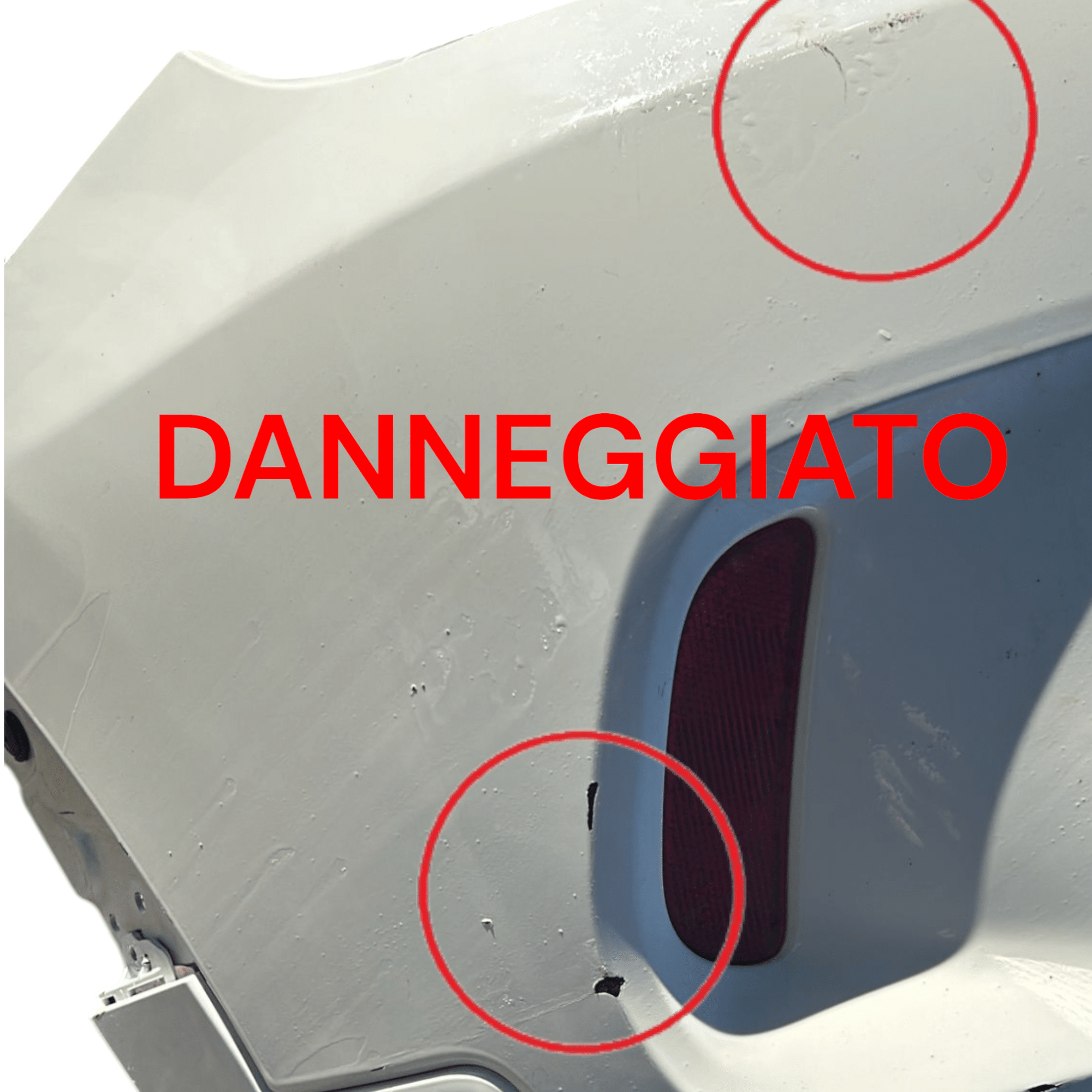 Paraurti Posteriore Bianco Fiat 500 X Sport (2014 > ) - F&P CRASH SRLS - Ricambi Usati