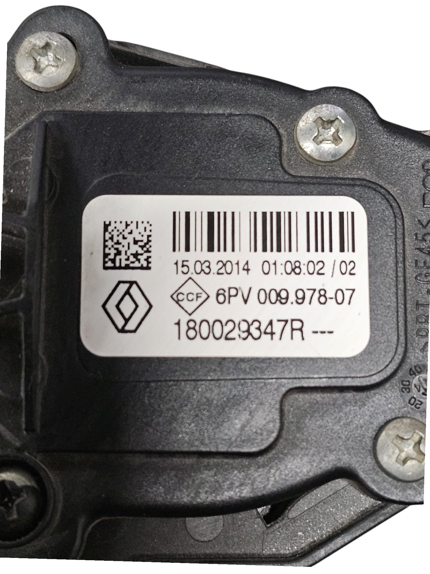 Pedale Freno + Pedale Acceleratore Renault Captur (2013 - 2019) Cod:0137144/180029347R - F&P CRASH SRLS - Ricambi Usati