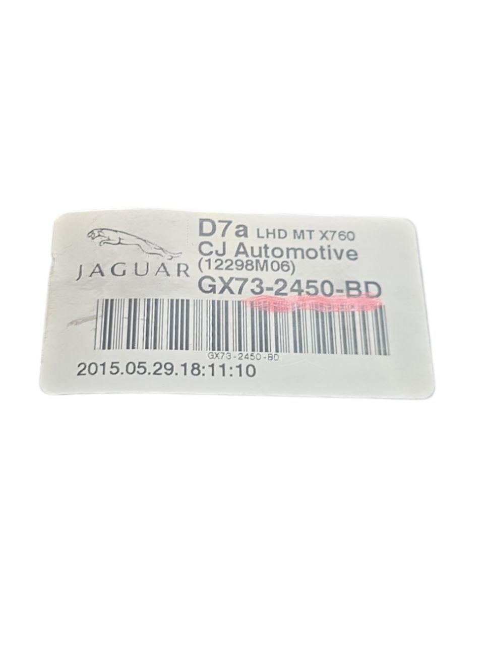 Pedaliera Freno + Acceleratore Jaguar XF X260 ( 2015 > ) Cod : GX73-2450-BD - F&P CRASH SRLS - Ricambi Usati