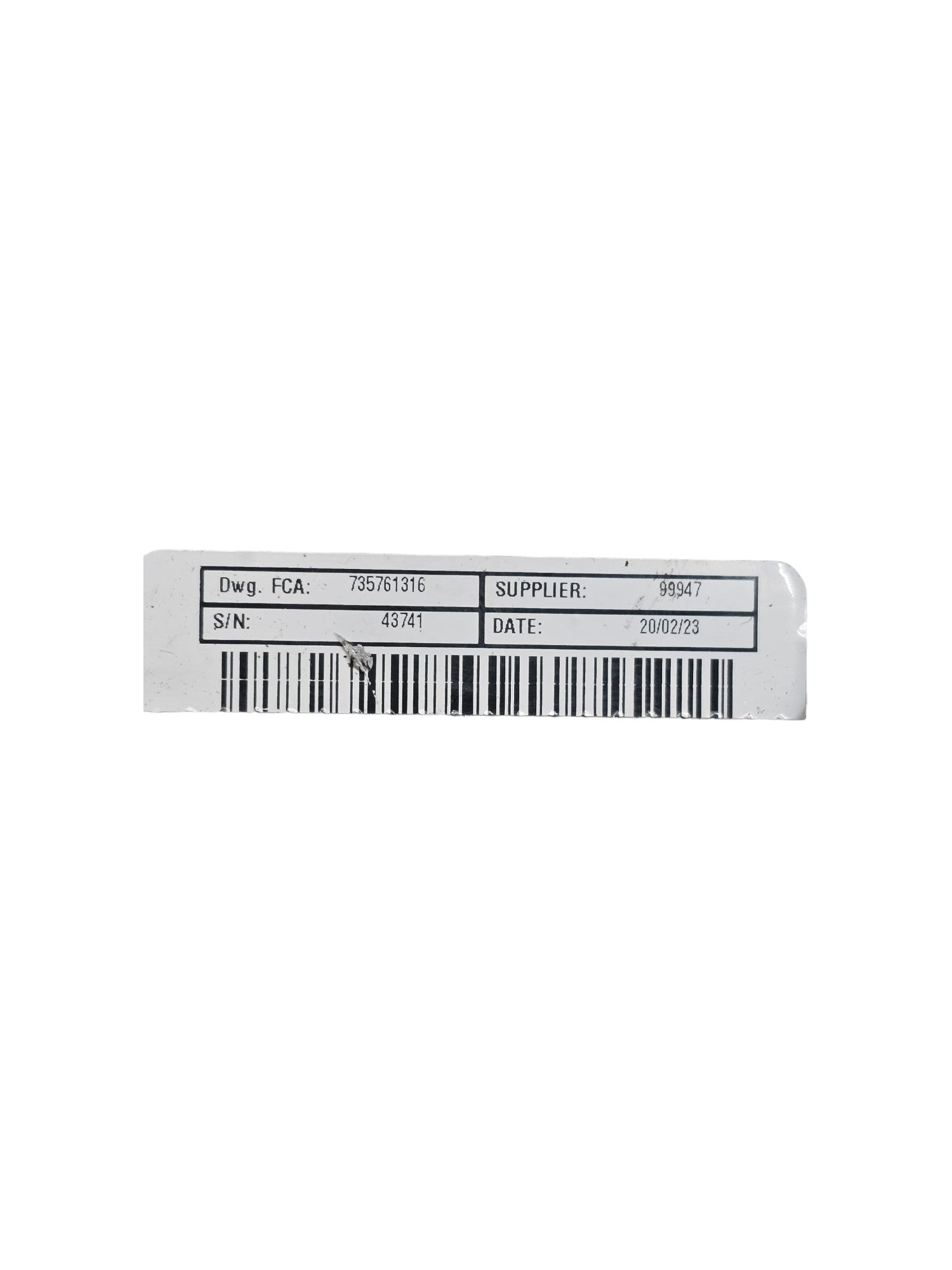 Piantone / Canna Sterzo Fiat 500 Cod:735761316 (2015 - 2020) - F&P CRASH SRLS - Ricambi Usati
