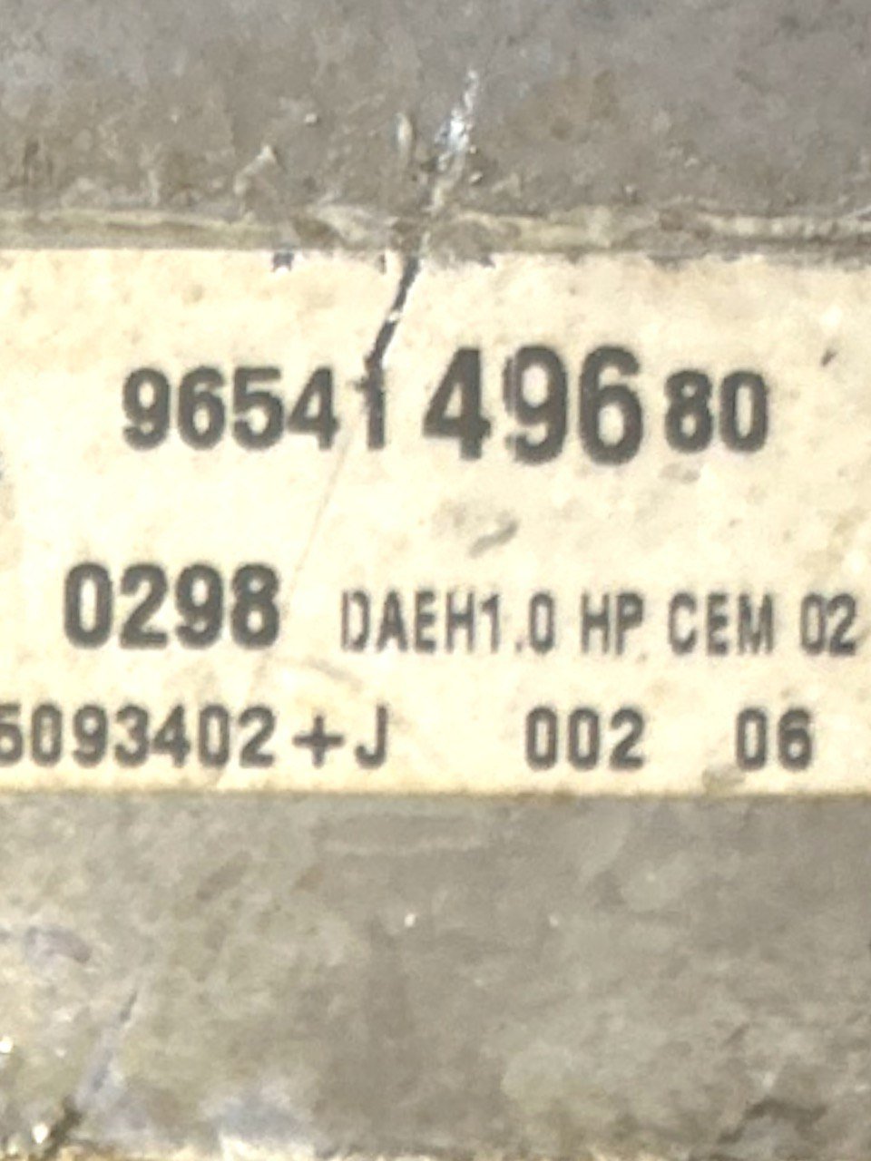 Pompa Servosterzo Elettrica Peugeot 307 2.0 Diesel (2001 > 2009) cod.9654149680 - F&P CRASH SRLS - Ricambi Usati