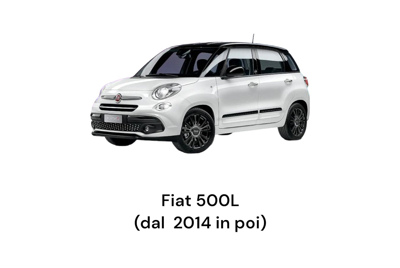 Porta / Portiera anteriore destra (dx) Fiat 500L (2014>) Bianca - F&P CRASH SRLS - Ricambi Usati