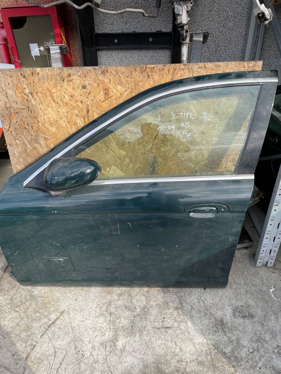porta portiera anteriore sinistra jaguar x type b 2001 2009 verde - F&P CRASH SRLS - Ricambi Usati