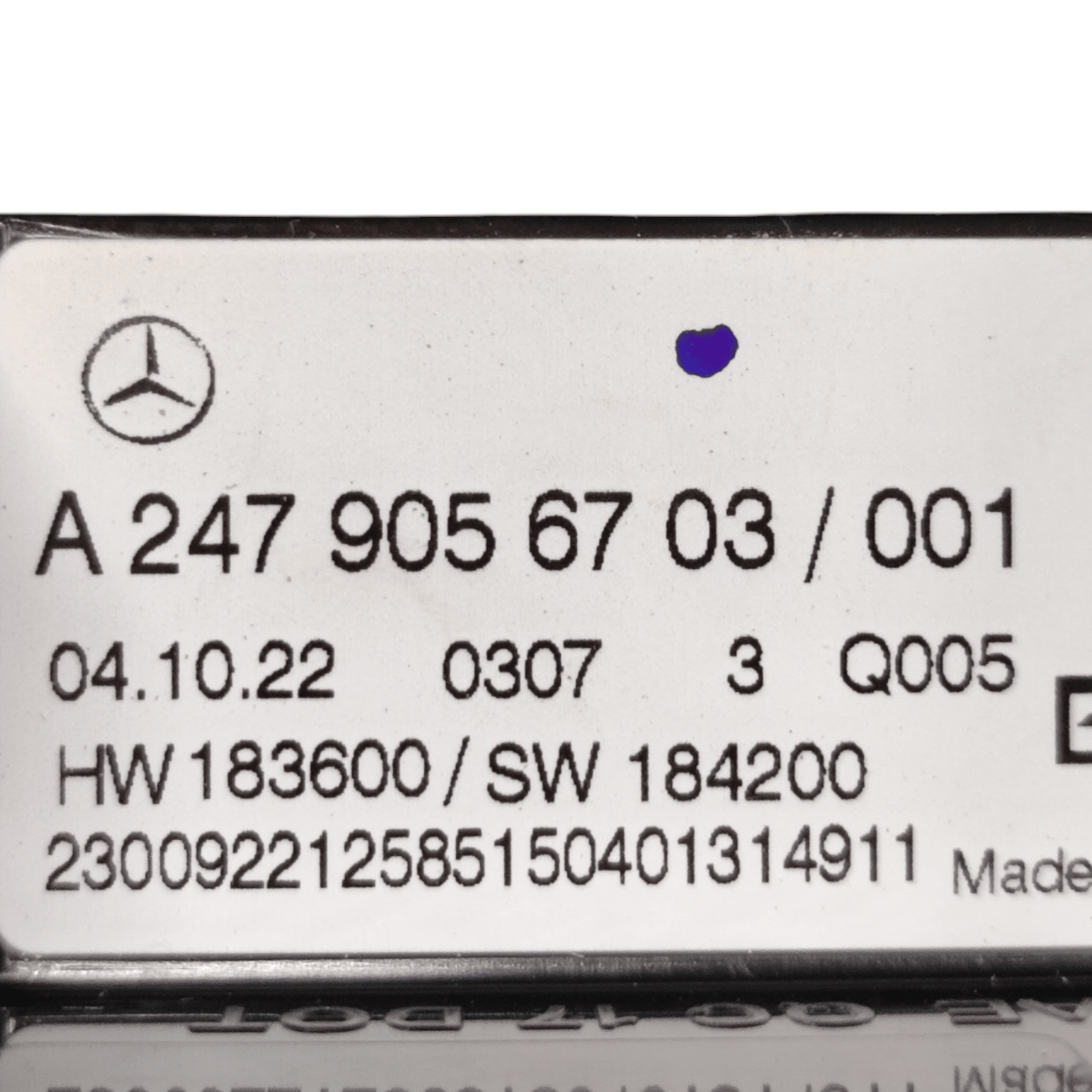 Pulsantiera Multifunzione Centrale Mercedes GLA H247 COD: A2479056703 (2020>) - F&P CRASH SRLS - Ricambi Usati