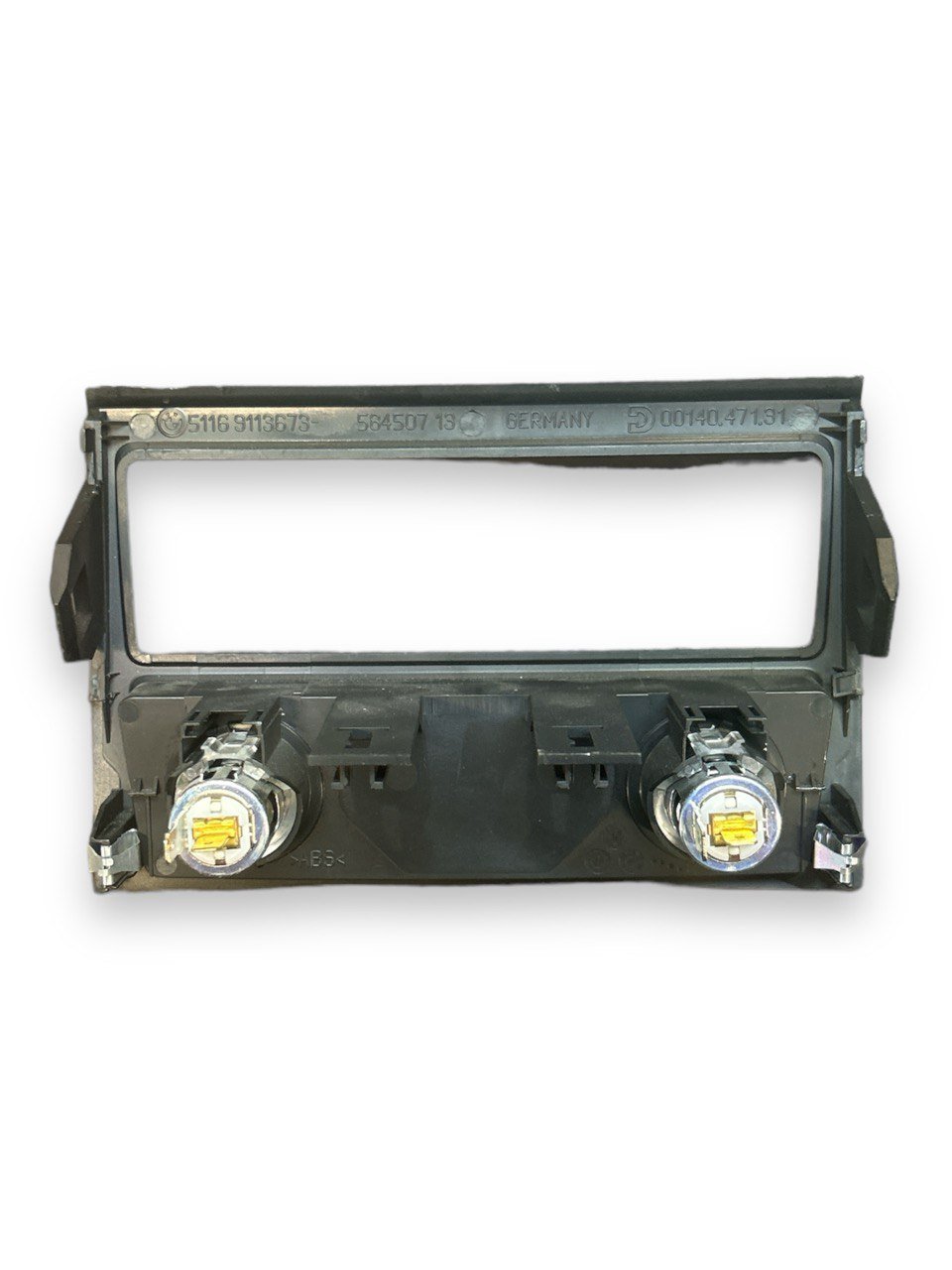 Rivestimento / Cornice Console Centrale Posteriore + Accendisigari Bmw Serie 7 (F01) (2008 > 2012) cod.51169113673 - F&P CRASH SRLS - Ricambi Usati