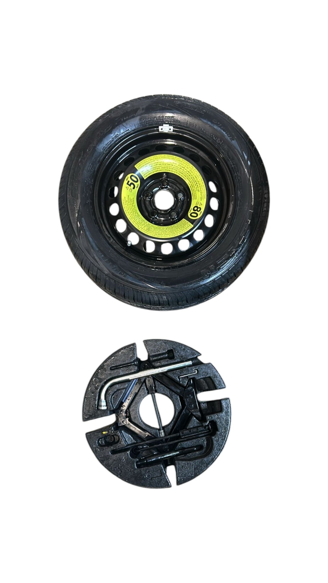 Ruota / Ruotino Di Scorta + Kit Riparazione Volkswagen Polo (AW1) (2017 &gt; ) 185 - 65 R15 - F&amp;P CRASH SRLS - Ricambi Usati