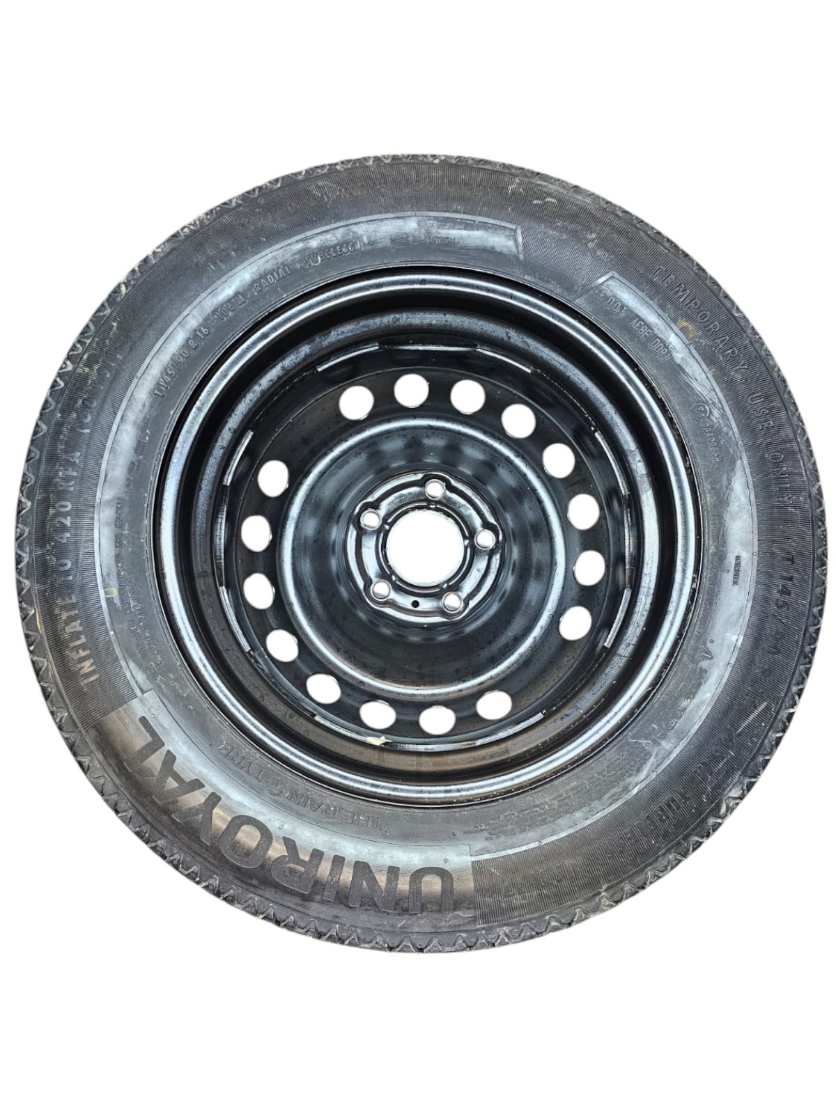 Ruota / Ruotino Di Scorta Renault Captur II (2019 - >) T 145/90 R16 Cod: 403531798R - F&P CRASH SRLS - Ricambi Usati