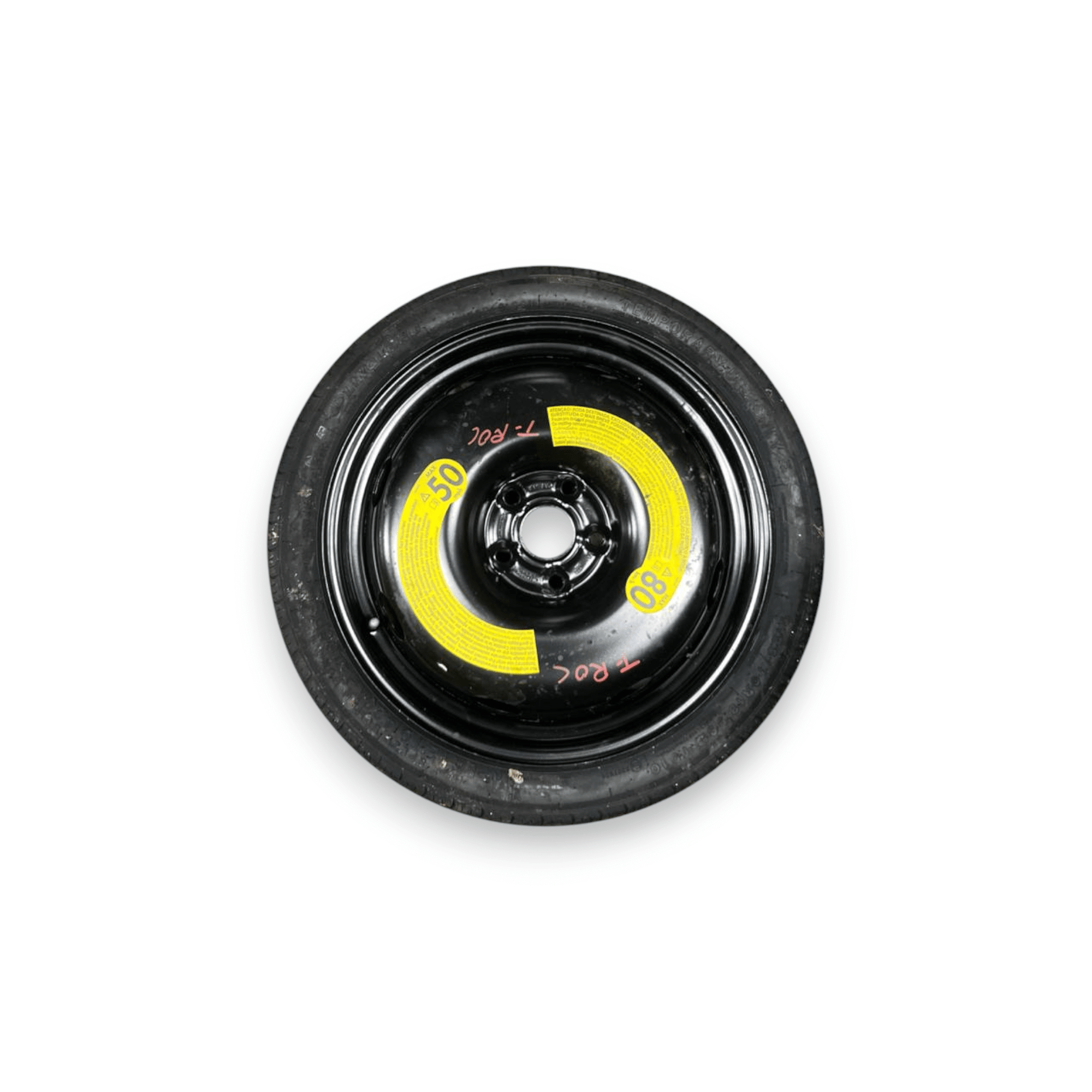 Ruota / Ruotino di Scorta T - Roc + Kit Riparazione Volkswagen T - Roc (2017>) (125 / 70 R18) - F&P CRASH SRLS - Ricambi Usati