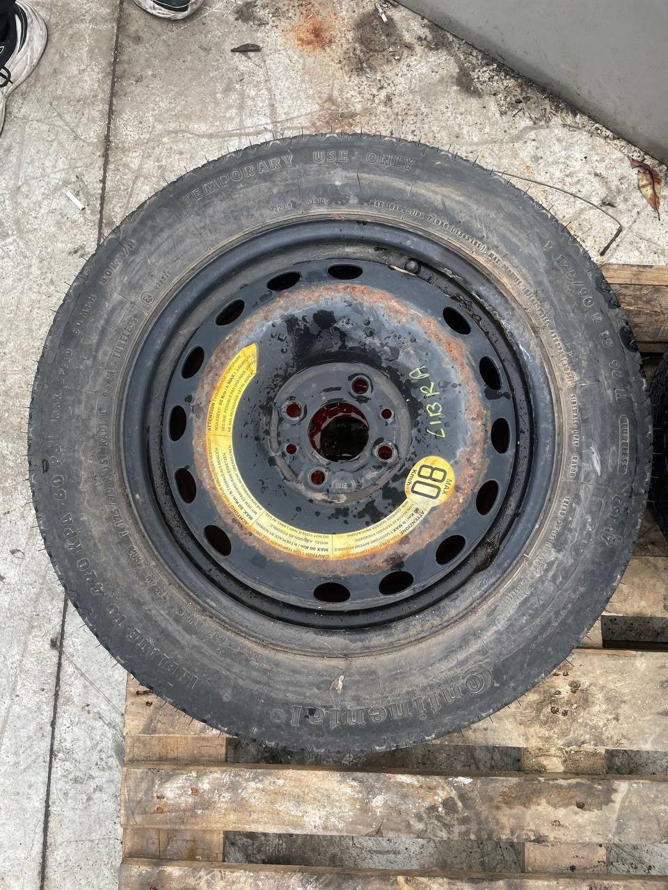 Ruotino di scorta Lancia Lybra 125/90 r15 - F&amp;P CRASH SRLS - Ricambi Usati