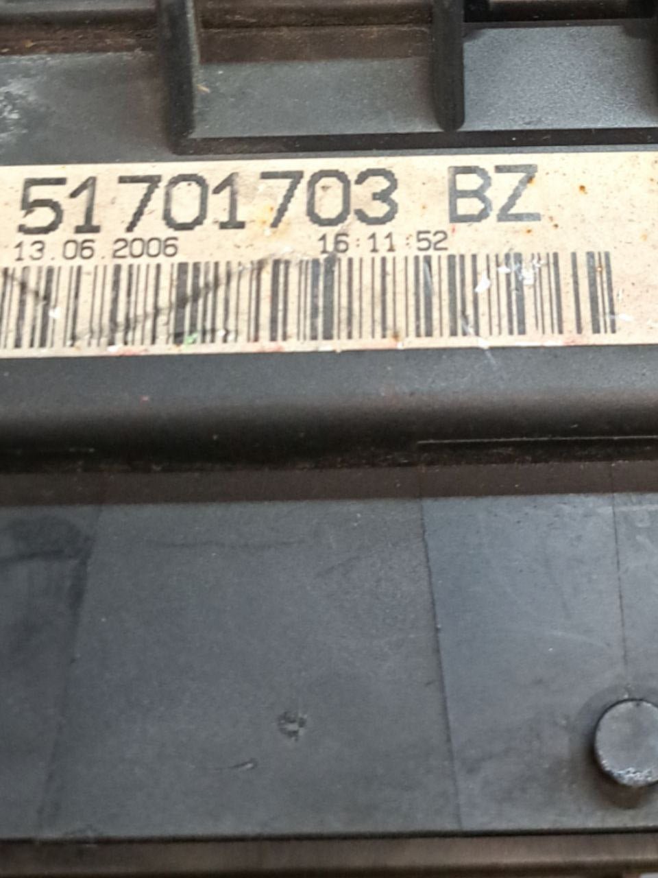Scatola Fusibili Centralina Portafusibili Fiat Grande Punto 1.2 benzina (2005 - 2012) COD:51701703 - F&P CRASH SRLS - Ricambi Usati