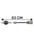 Semiasse Anteriore Destro Volkswagen T - Cross 1.0 Benzina Cod:2Q0407272CB (2019 - >) Cambio Manuale - F&P CRASH SRLS - Ricambi Usati