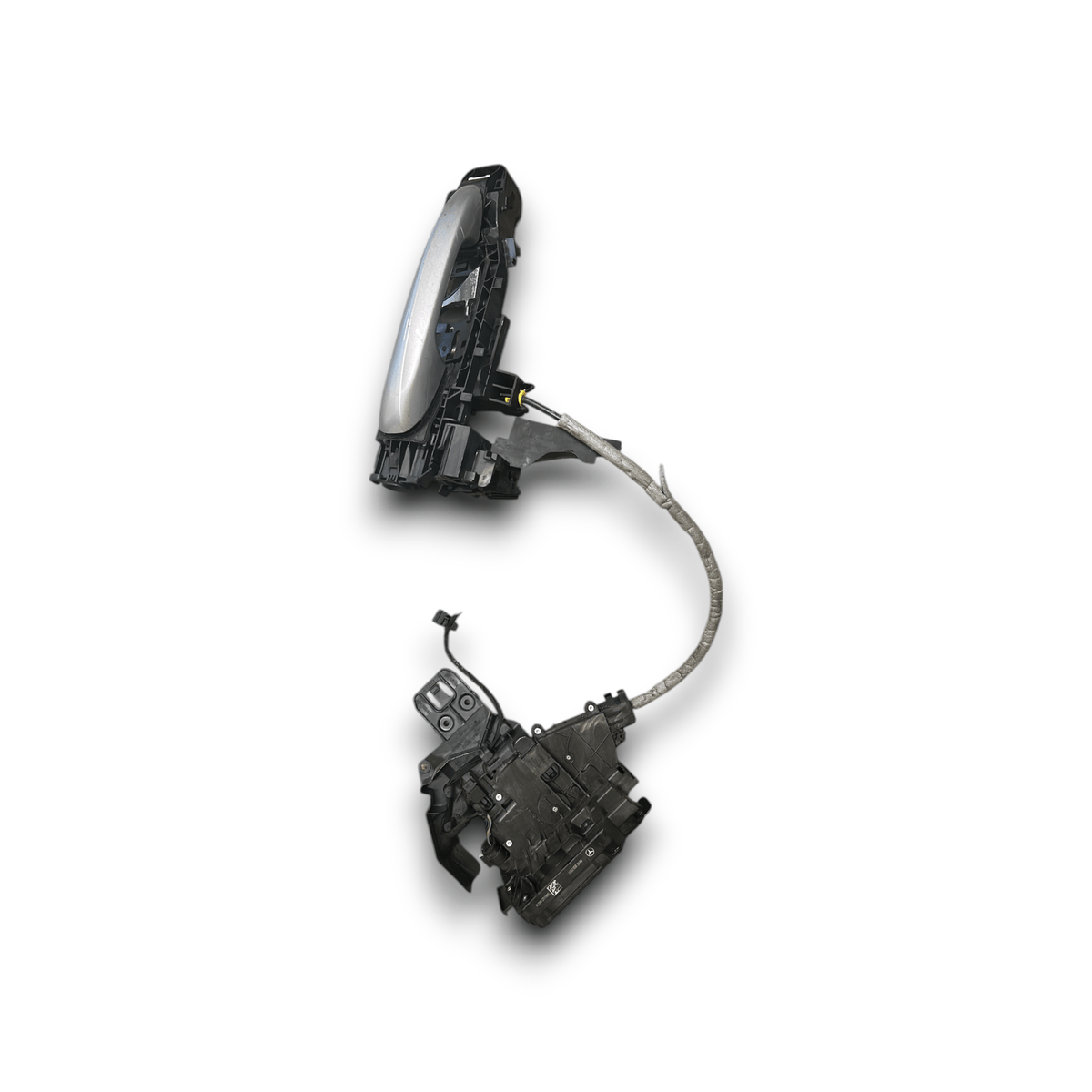 Serratura Porta Anteriore Destra Mercedes Benz Classe C (W205) cod.A0997201800 (2014 &gt; 2021) cod.A2220063999 + Maniglia Esterna - F&amp;P CRASH SRLS - Ricambi Usati