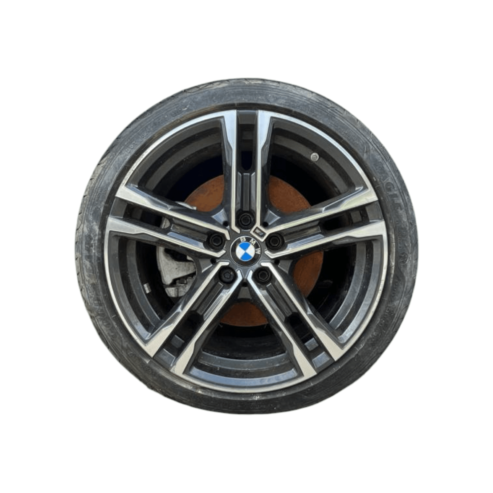 Set 4 cerchi in lega diamantati Bmw Serie 2 Gran Coupé F44/ Serie 1 (2019 - 2024) 225/40R19 - F&P CRASH SRLS - Ricambi Usati
