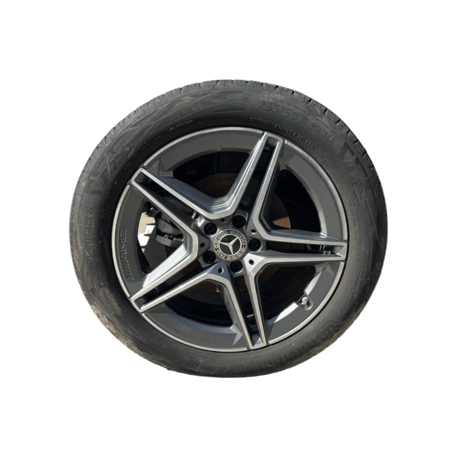 Set 4 cerchi in lega diamantati Mercedes - Benz GLA H247 AMG (2020 - >) 235 / 50 R19 - F&P CRASH SRLS - Ricambi Usati