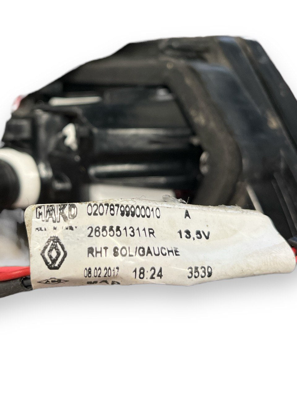 Stop / Fanale posteriore interno sinistro (sx) Alogeno Renault Clio IV cod:02078799900010(2012 - 2021) - F&P CRASH SRLS - Ricambi Usati