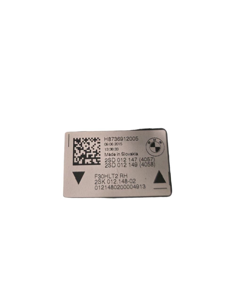 Stop Posteriore Interno Sinistro Led Bmw Serie 3 F31 Cod : 2SD012147 (2019 - 2019) Fanale - F&P CRASH SRLS - Ricambi Usati
