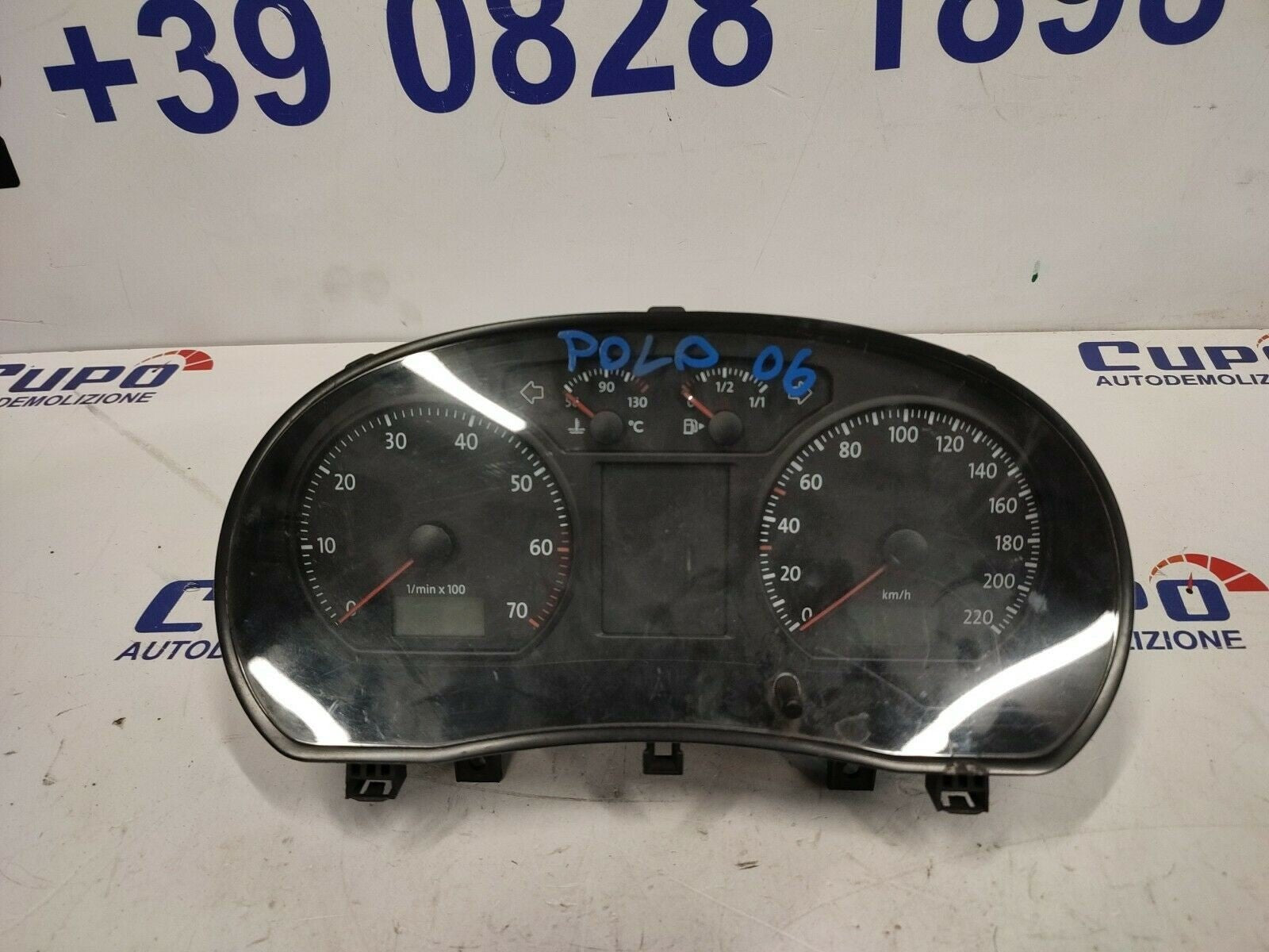 VEGLIA QUADRO STRUMENTI VOLKSWAGEN POLO 4° Serie 2006 14 452535 88311330 - F&P CRASH SRLS - Ricambi Usati